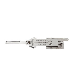 Lishi HU101+V3/V4 crocheteur décodeur pour Ford Land Rover Jaguar Volvo 2-in-1 Mr Li