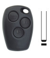 Coque de clé Renault 3 boutons pour  Clio III, Kangoo II, Master III, Modus, Trafic III