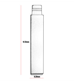 K-HU83 - Ebauche pour télécommande Keydiy (lot de 5)
