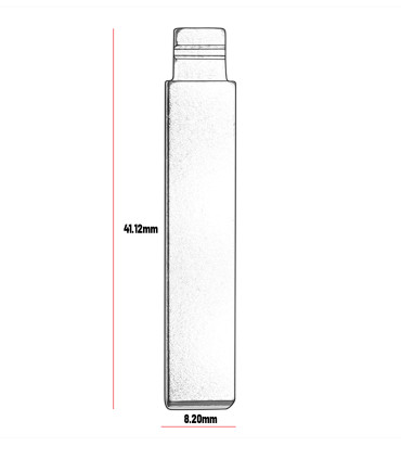 K-HU83 - Ebauche pour télécommande Keydiy (lot de 5)