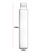 K-HU83 - Ebauche longue pour télécommande Keydiy (lot de 5)