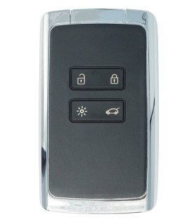 Carte Mains Libres 4 Boutons 433 MHz ID4A pour Renault Clio 5, Captur 2, Arkana, Zoe (2021–2026)
