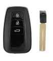 Télécommande Keydiy 3 boutons pour véhicules Toyota, Lexus et Subaru