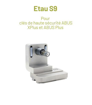 Étau S9-1 Kukai pour clés de haute sécurité ABUS XPlus et ABUS Plus