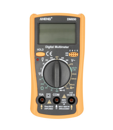 Multimètre numérique manuel — 600 V / 10 A