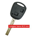 Coque compatible Toyota 2 boutons