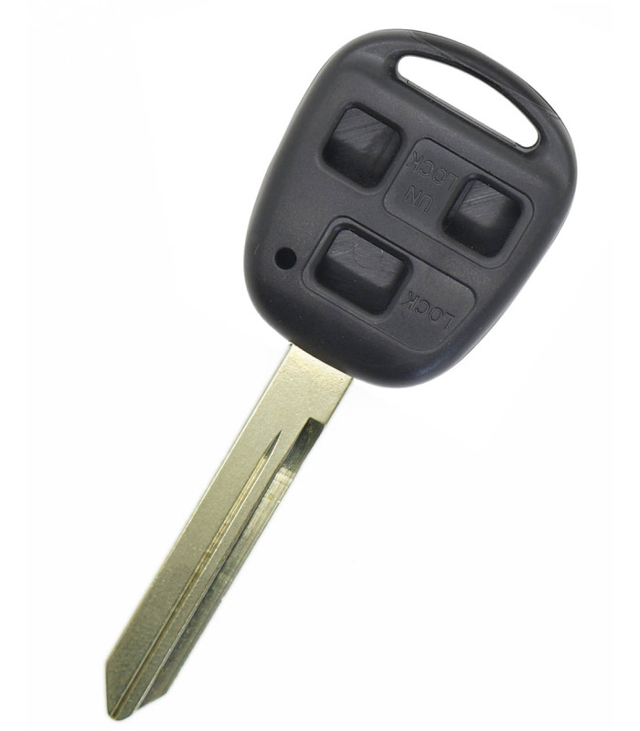 Coque compatible Toyota 3 boutons Coque compatible Toyota 3 boutons