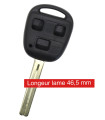Coque compatible Toyota 3 boutons Coque compatible Toyota 3 boutons