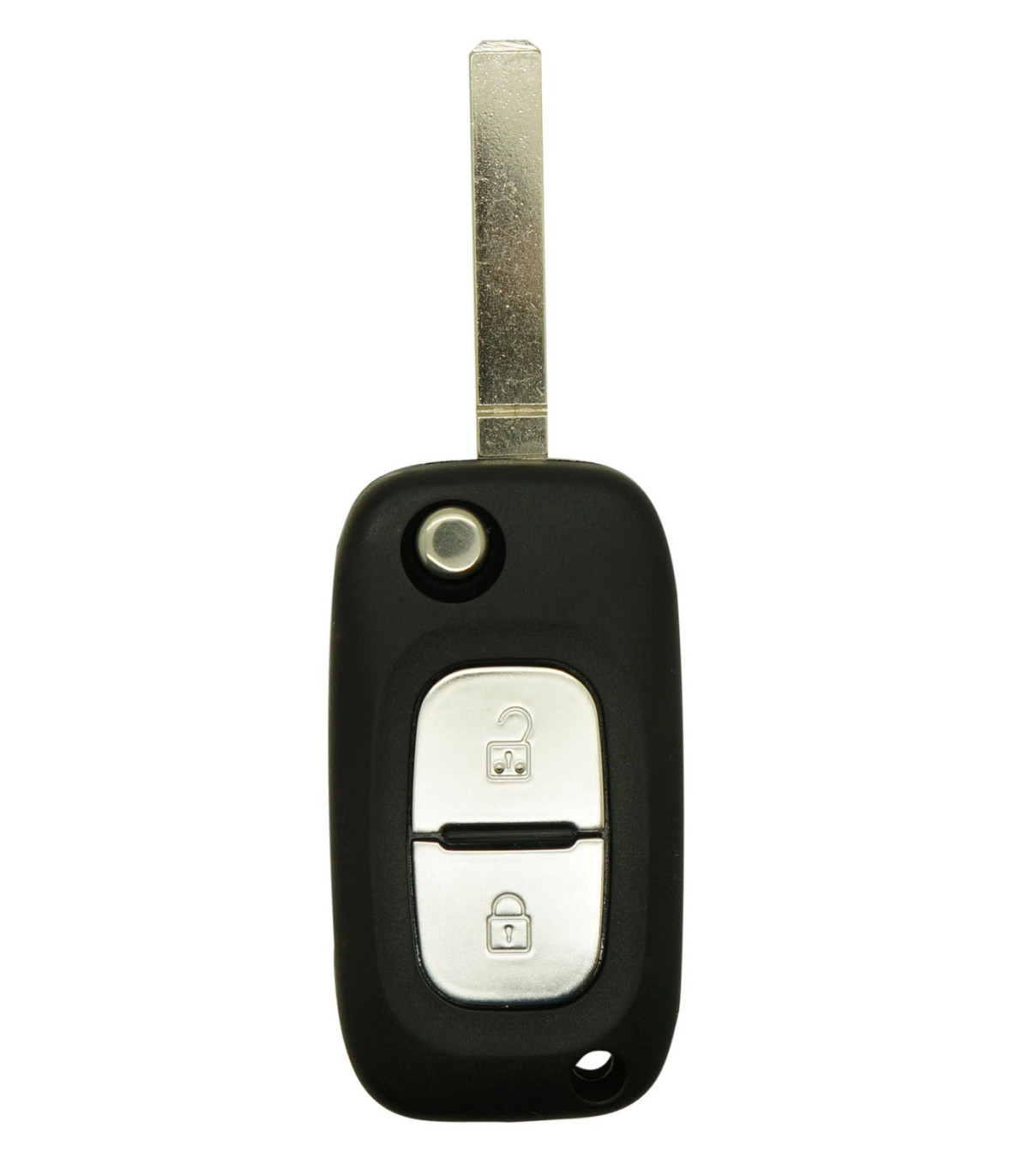 Cablepelado Coque télécommande clé de Voiture 2 boutons Renault - Twingo -  Noir