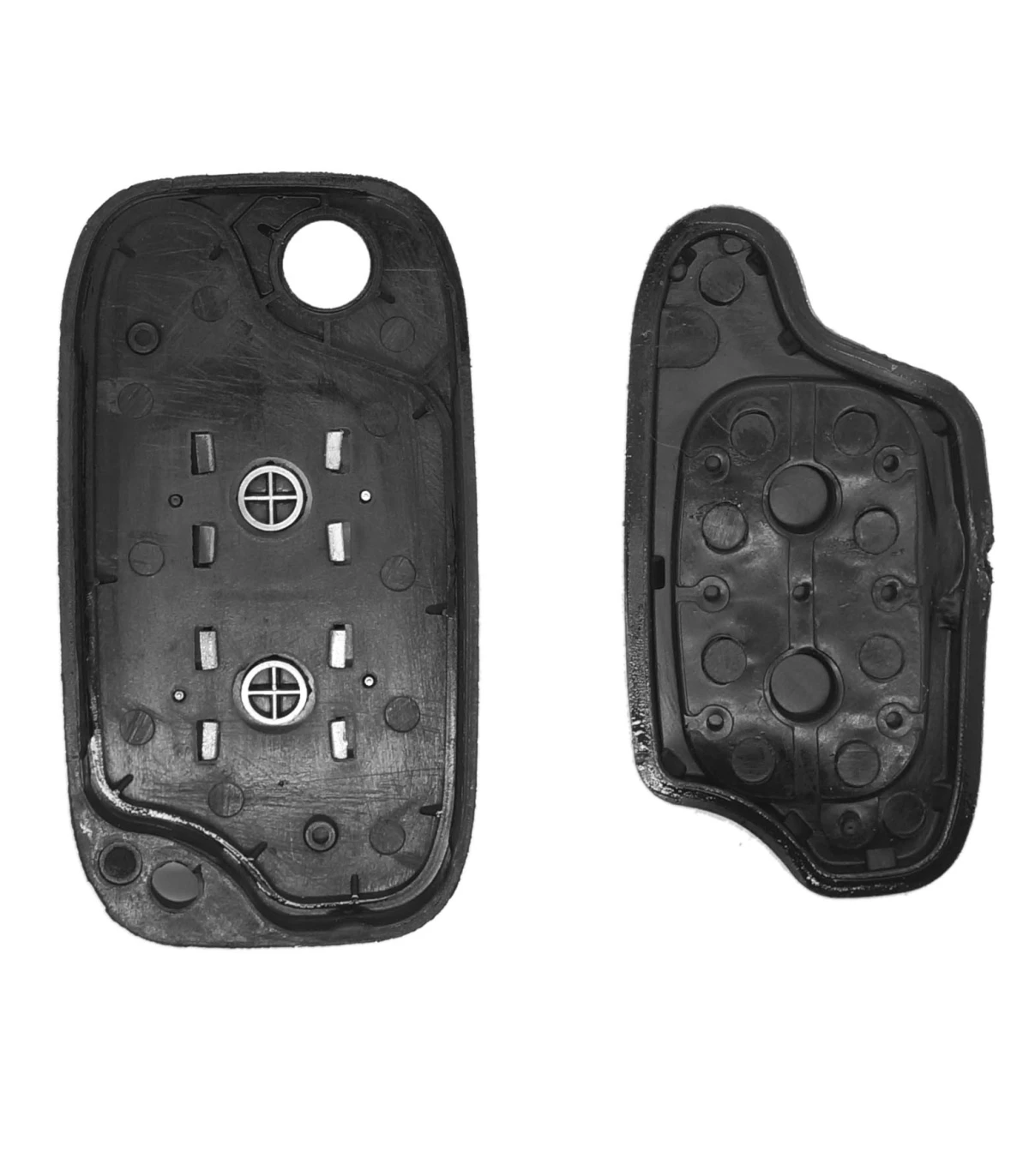 Coque clé 2 boutons compatible CLIO 3 MODUS TWINGO KANGOO MASTER TRAFFIC +  PILE