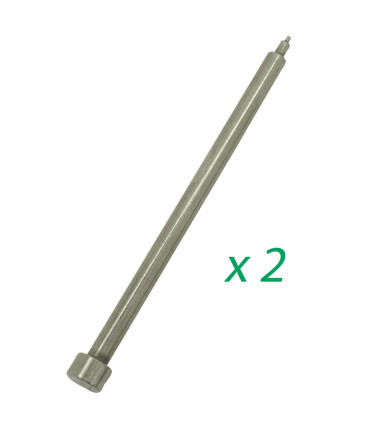 Pointeau chasse goupille mèche courte x2