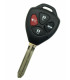 Coque compatible Toyota 4 boutons