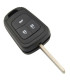Coque compatible Opel, Chevrolet 3 boutons