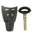 Boitier télécommande SAAB 4 boutons Boitier télécommande SAAB 4 boutons