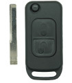 Coque + lame compatible Mercedes 2 boutons Coque + lame compatible Mercedes 2 boutons