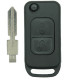 Coque + lame compatible Mercedes 2 boutons