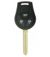 Coque compatible Nissan 3 boutons