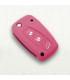 Housse en silicone pour Fiat 3 boutons