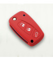Housse en silicone pour Fiat 3 boutons Housse en silicone pour Fiat 3 boutons