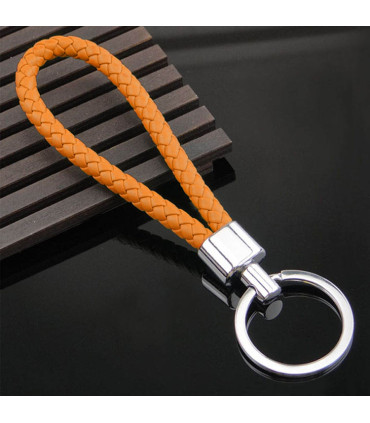 Porte clés Tresse Orange