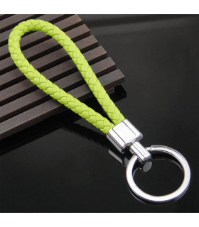 Porte clés Tresse Vert Pomme Porte clés Tresse Vert Pomme