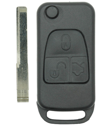 Coque + lame compatible Mercedes 3 boutons