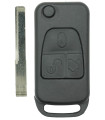 Coque + lame compatible Mercedes 3 boutons Coque + lame compatible Mercedes 3 boutons