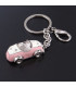 Porte clés Auto Rétro Rose