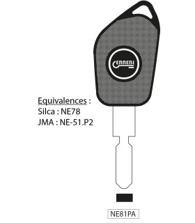 NE81PA - Clé à transpondeur