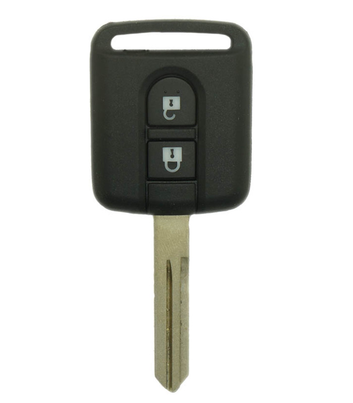 Boitier télécommande Nissan 2 boutons pour Almera, Primera, Terrano, X-trail, Micra K12, Note, Navara, Qashqai, NV200, Patrol, C Boitier télécommande Nissan 2 boutons pour Almera, Primera, Terrano, X-trail, Micra K12, Note, Navara, Qashqai, NV200, Patrol, C