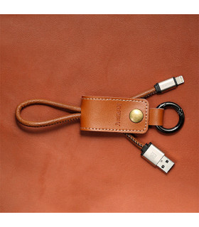 Porte clé chargeur Marron USB / MICRO-USB