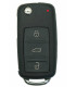 Coque compatible Volkswagen 3 boutons