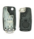 Coque compatible Volkswagen 2 boutons