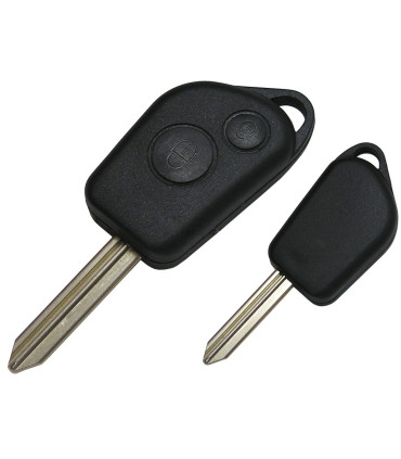 Coque compatible Peugeot / Citroën 2 boutons