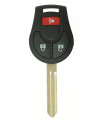 Coque compatible Nissan 3 boutons Coque compatible Nissan 3 boutons