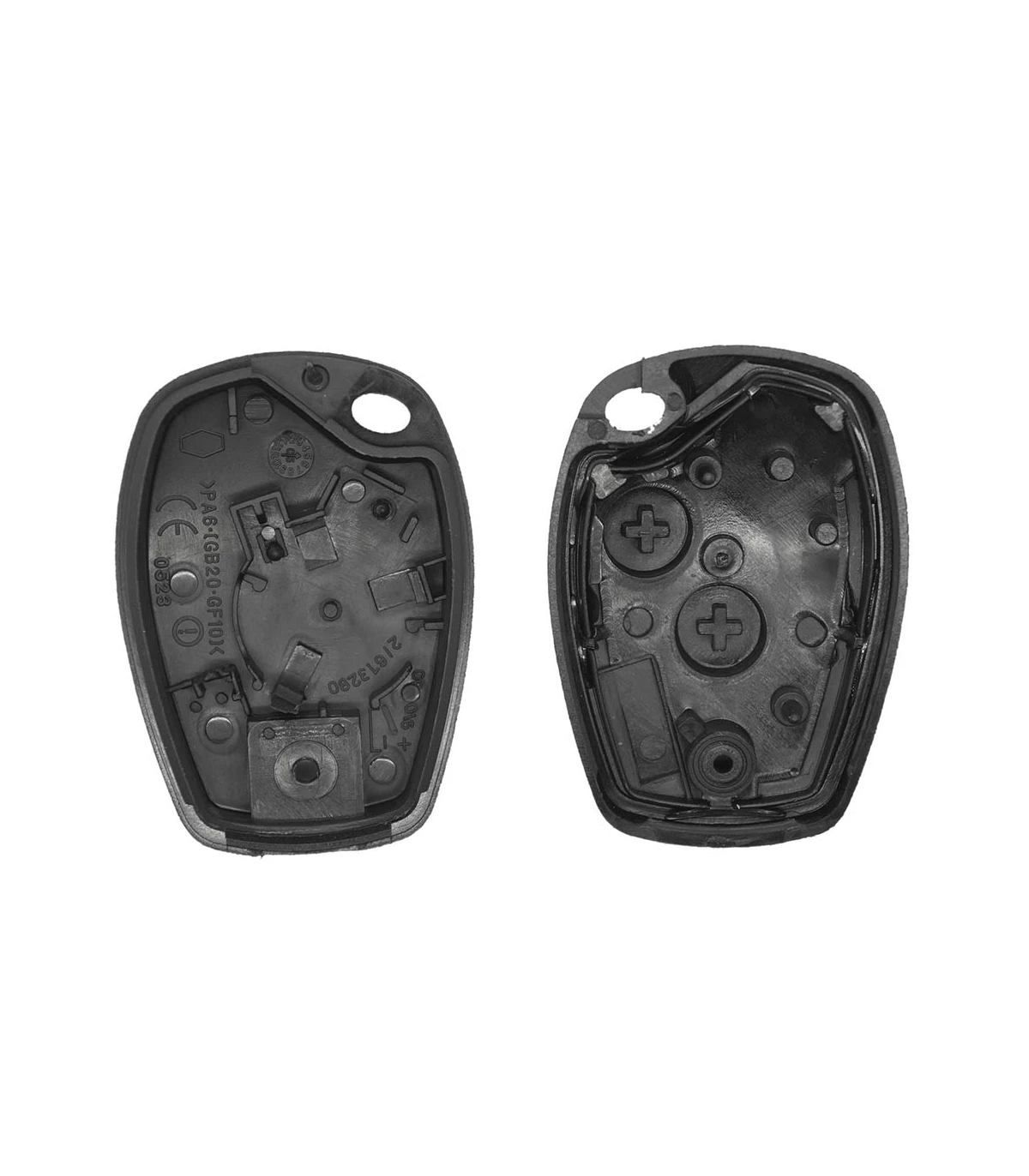 COQUE CLE ADAPTABLE RENAULT 2 BOUTONS LAME CRANTEE FIXE – Planet