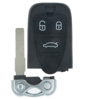 Coque Alfa Romeo 3 boutons 159 spider brera  et son ébauche - de face Coque Alfa Romeo 3 boutons 159 spider brera  et son ébauche - de face