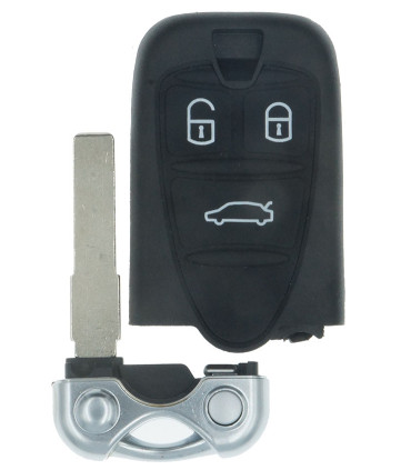 Coque Alfa Romeo 3 boutons 159 spider brera  et son ébauche - de face