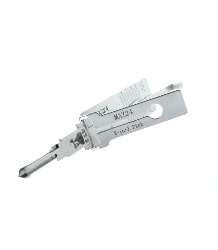 Lishi MAZ24 crocheteur décodeur pour MAZ24 2-in-1 Mr Li Lishi MAZ24 crocheteur décodeur pour MAZ24 2-in-1 Mr Li