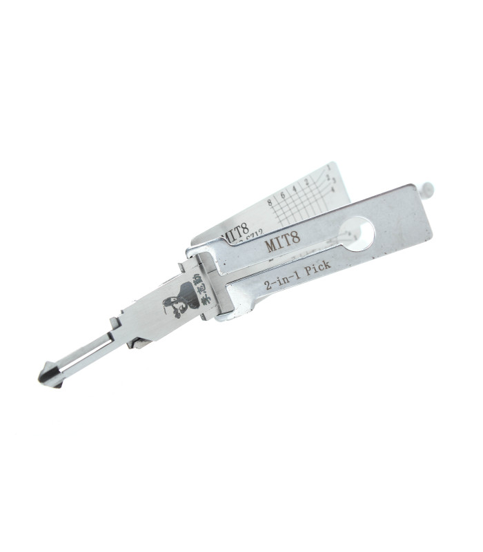 Lishi MIT8+ -AG crocheteur décodeur pour MIT8 2-in-1 Mr Li Lishi MIT8+ -AG crocheteur décodeur pour MIT8 2-in-1 Mr Li