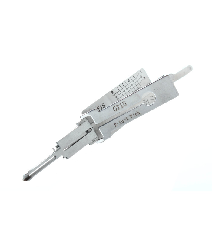 Lishi GT15 crocheteur décodeur pour GT15 2-in-1 Mr Li Lishi GT15 crocheteur décodeur pour GT15 2-in-1 Mr Li