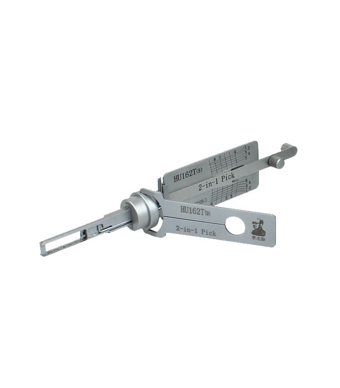 Lishi HU162-SC9-AG crocheteur décodeur pour HU162T 2-in-1 Mr Li Lishi HU162-SC9-AG crocheteur décodeur pour HU162T 2-in-1 Mr Li