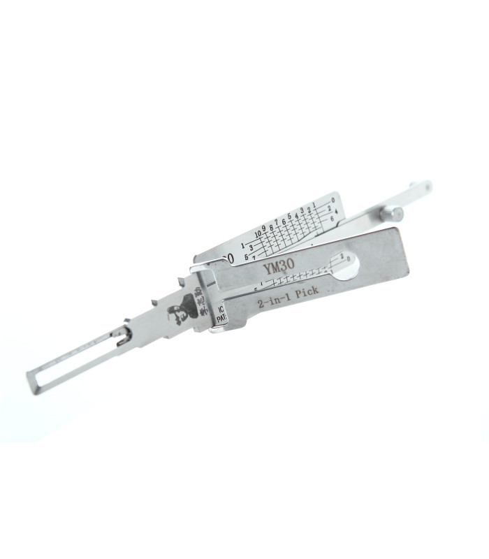 Lishi YM30+ crocheteur décodeur pour YM30 2-in-1 Mr Li Lishi YM30+ crocheteur décodeur pour YM30 2-in-1 Mr Li