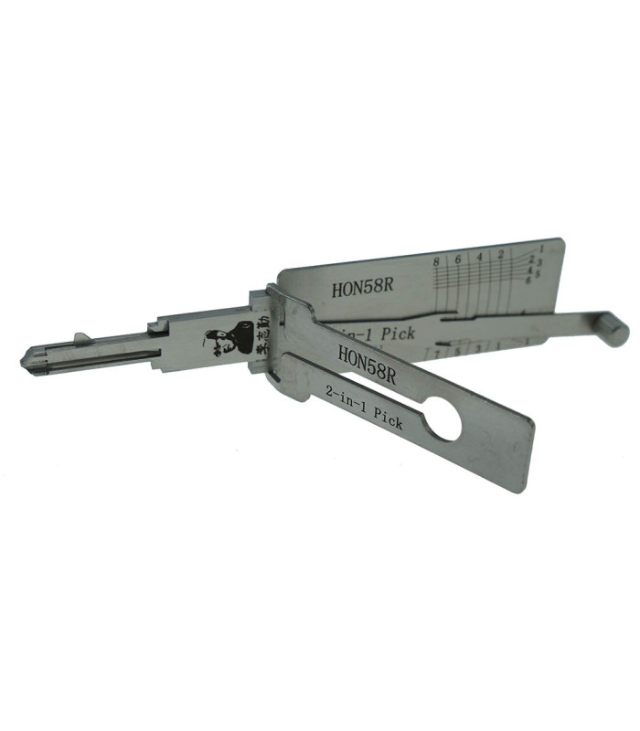 Lishi HON58R-AG crocheteur décodeur pour HON58R 2-in-1 Mr Li Lishi HON58R-AG crocheteur décodeur pour HON58R 2-in-1 Mr Li
