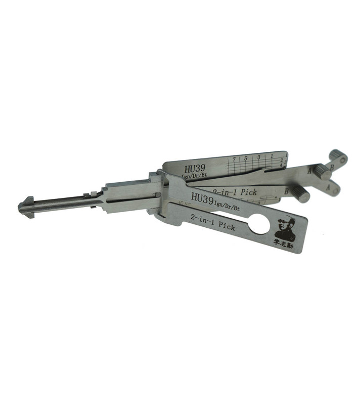 Lishi HU39+QL crocheteur décodeur pour HU39 2-in-1 Mr Li Lishi HU39+QL crocheteur décodeur pour HU39 2-in-1 Mr Li