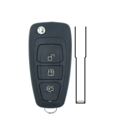 Coque compatible Ford 3 boutons