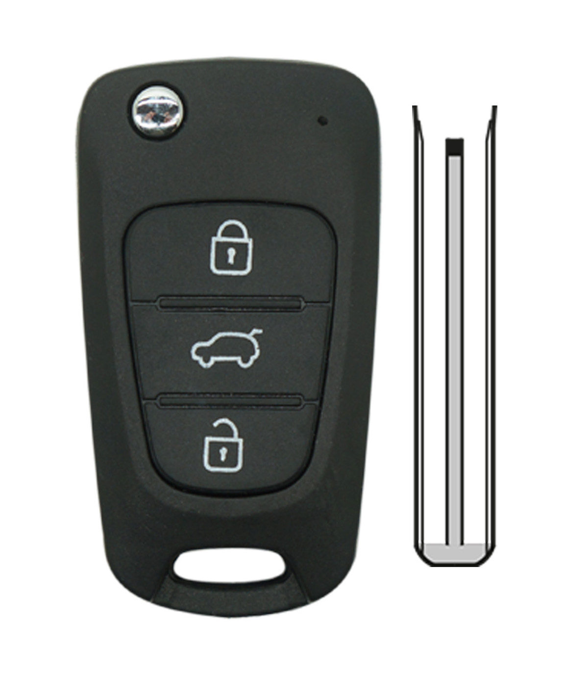 1 pièce Étui pour clé de voiture compatible avec Hyundai