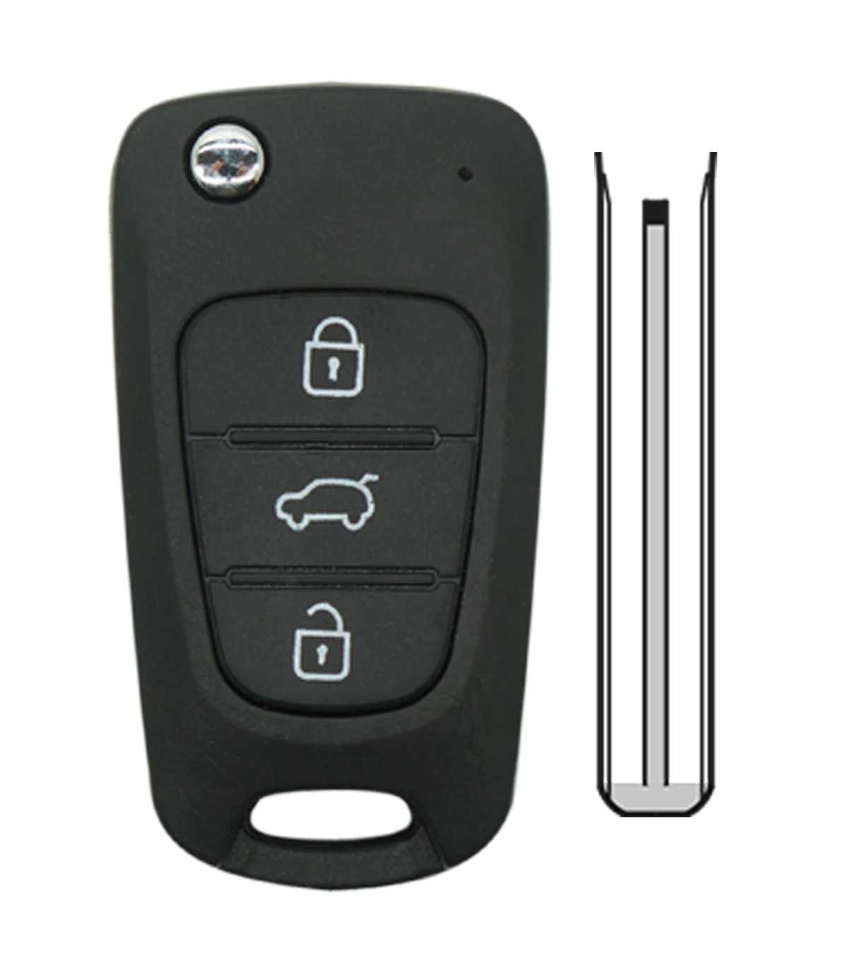 Coque de clé 3 boutons pour Hyundai Kia, i20 I, i30 I, i30 II, iX20