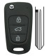 Coque Hyundai / Kia 3 boutons compatible