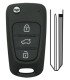 Coque Hyundai / Kia 3 boutons compatible